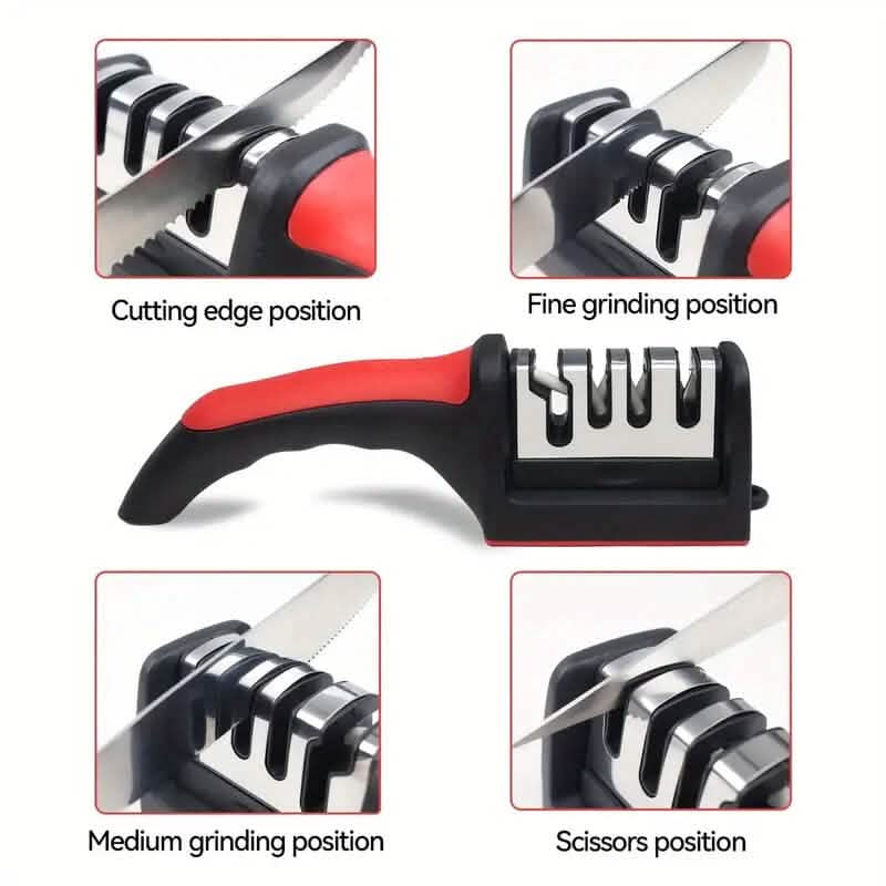 Maliben | 4 Stage Professional Kitchen Knife Sharpener Tool