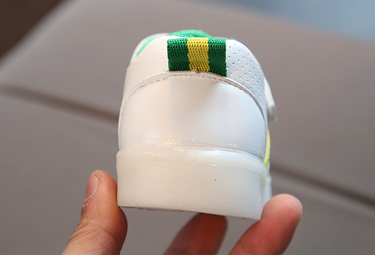 Led Kids Sneaker With Flexible Sole