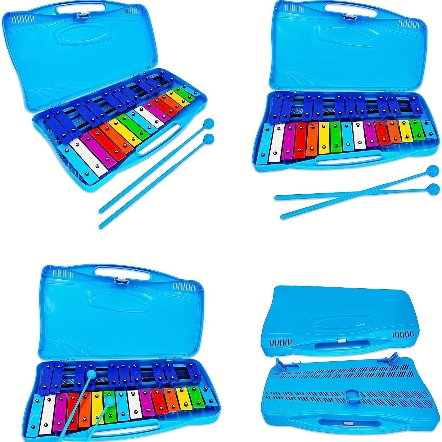 Maliben | Xylofun | Musical Discovery - Colorful Xylophone With Carry Case