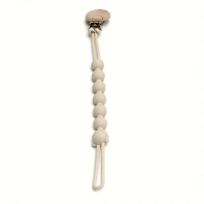 Maliben | Bear Pacifier Chain With Clip