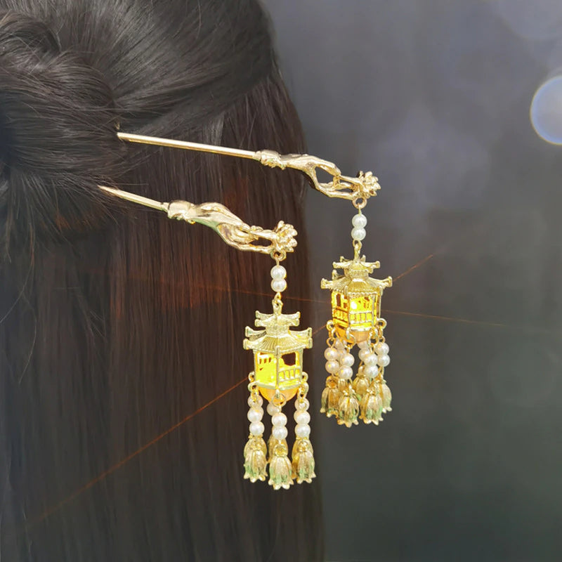 Maliben | Ancient Style Lantern Hair Pins