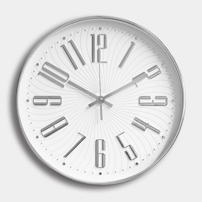 Maliben | Large Letter Classroom Silent Clock 30 cm Battery Operated