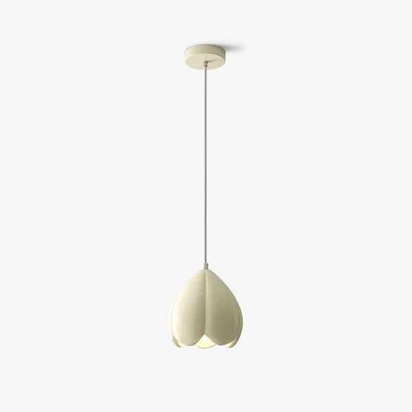 Maliben | Flowerglow Pendant - Elegant Cream-Colored Pendant For Warm Atmospheric Interiors