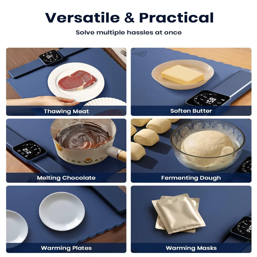 Maliben | Safe Heat Roll-Up Electric Food Warmer Mat