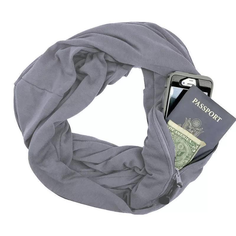 Maliben | Cozysafe – Scarf With Hidden Pocket For Extra Warmth And Safety