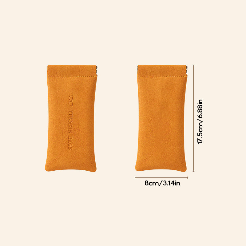 Maliben | Leather Storage Bag With Buckle