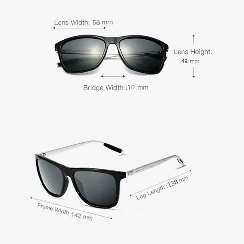 Maliben | Polarized Sunglasses With Aluminum-Magnesium Frame