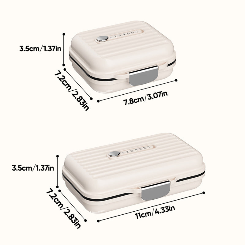 Maliben Small portable pillbox