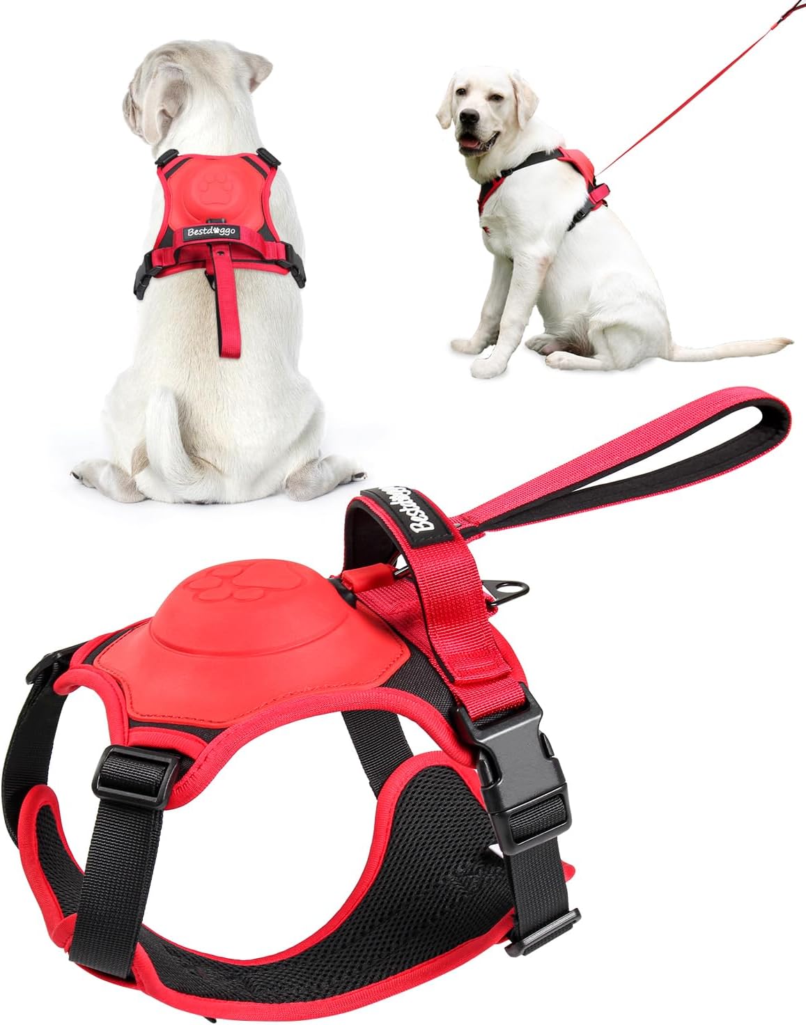 Maliben | mamymarket™ - Dog Harness and Retractable Leash Set All-in-One