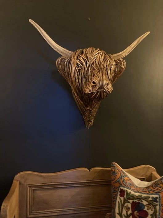 Maliben | Cow Wall Sculpture – Bowie