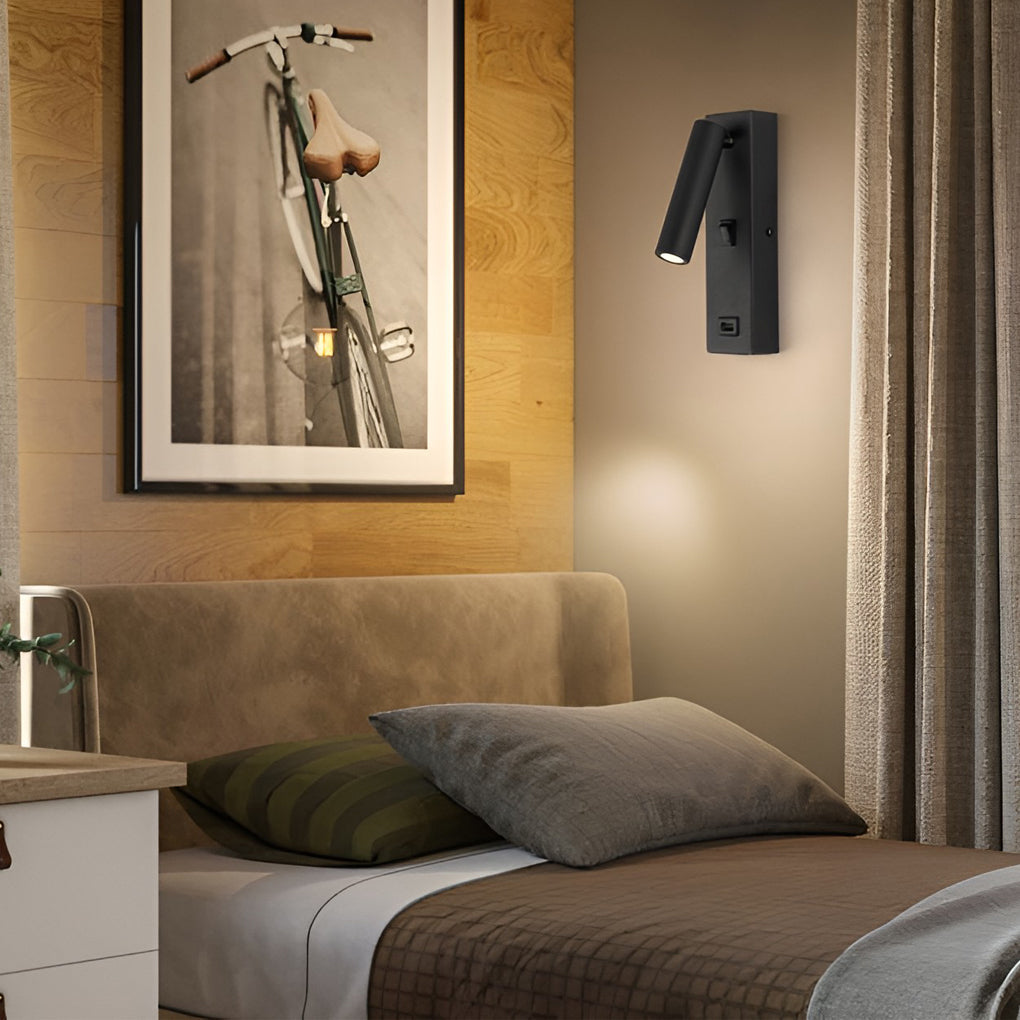 Maliben | Artilicht Luxury Wall Lamp With Adjustable Led And Usb Charging Port