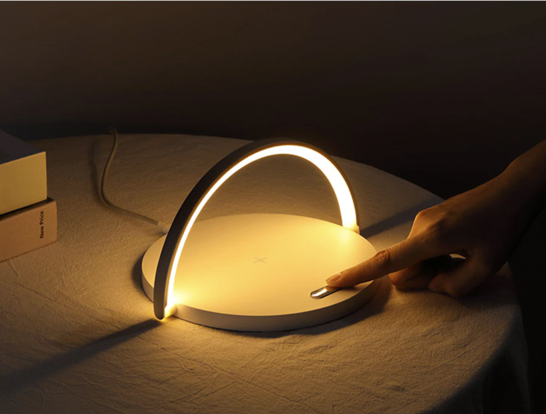 Maliben | Bowlight Design | Atmospheric 3-In-1 Night Light With Wireless Charging