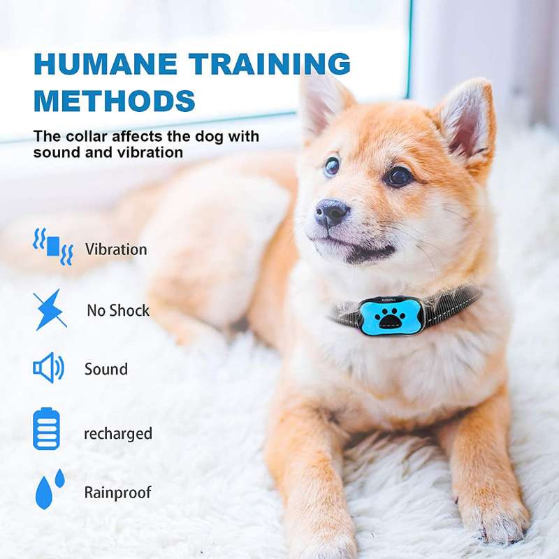 Maliben | Painless Anti-Bark Collar – Vibrations & Ultrasound for Dogs