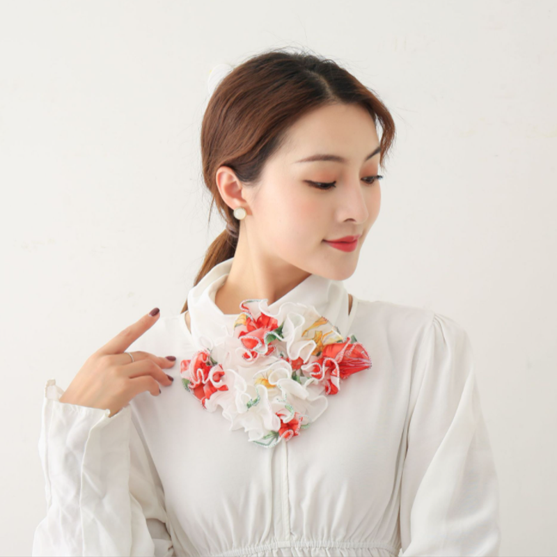 Maliben | Fashion Lace Scarf Flower Collar