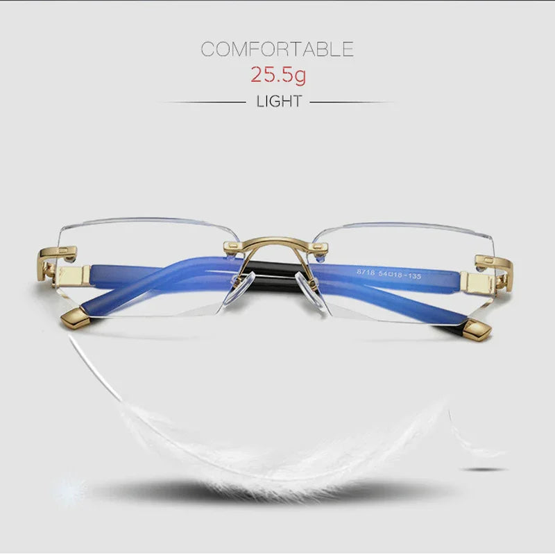 Maliben Progressive reading glasses with high hardness and anti-blue light filter for...