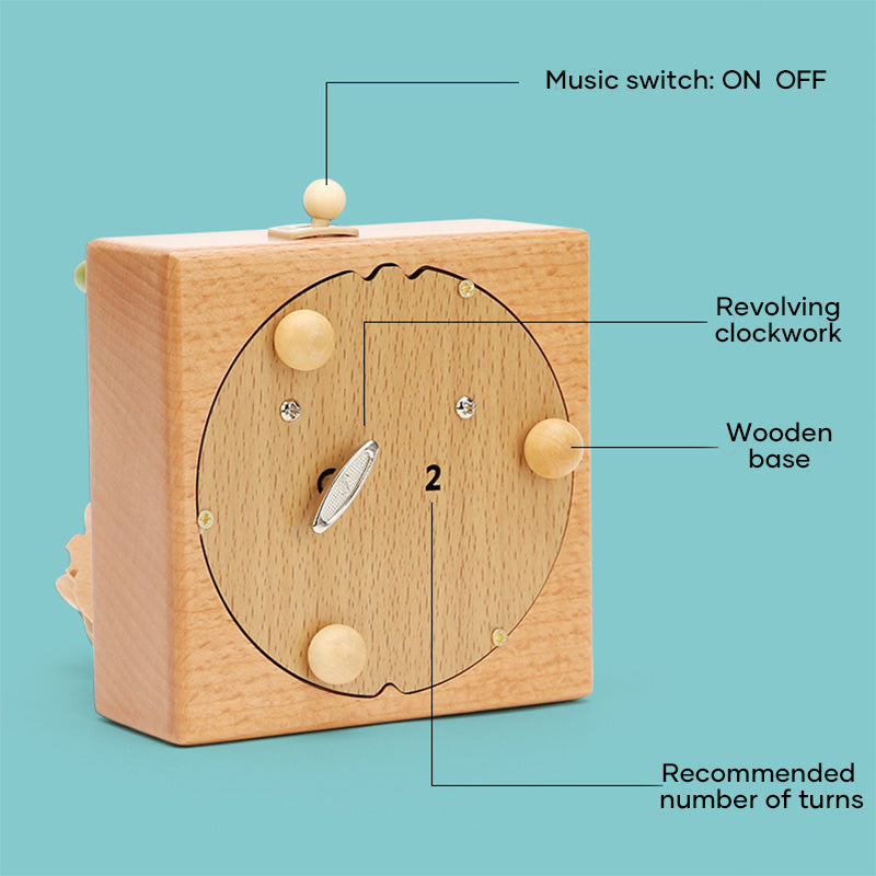 Maliben | Handmade Wooden Rotating Music Boxes