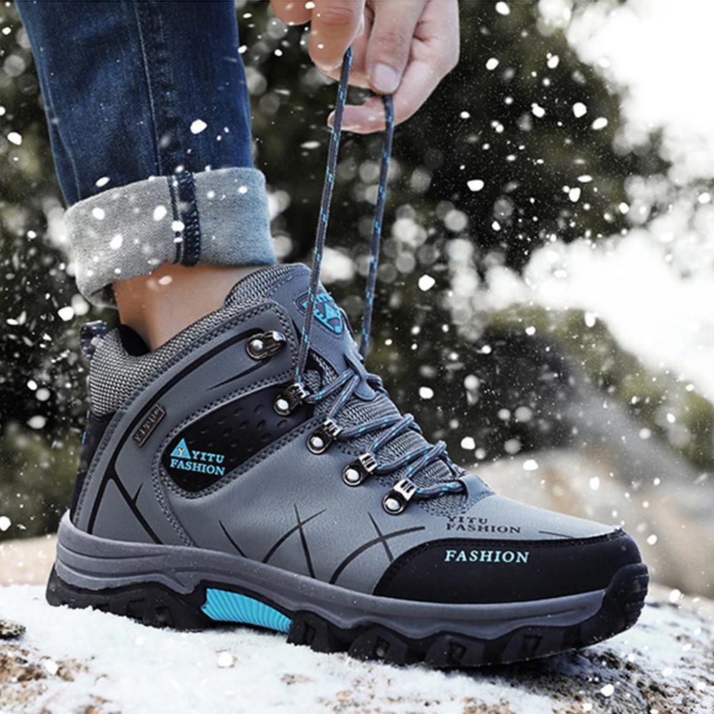 Maliben | Men's Hiking Shoes With Fur
