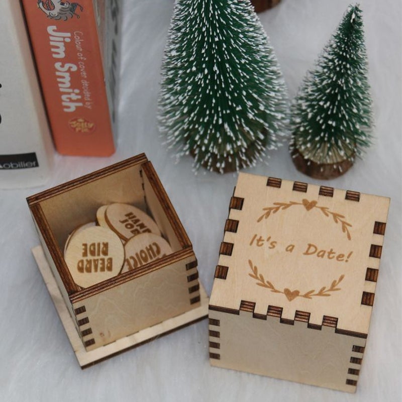 Maliben | Fun Date Night Activity Tokens & Box (Set Of 20 Pieces)