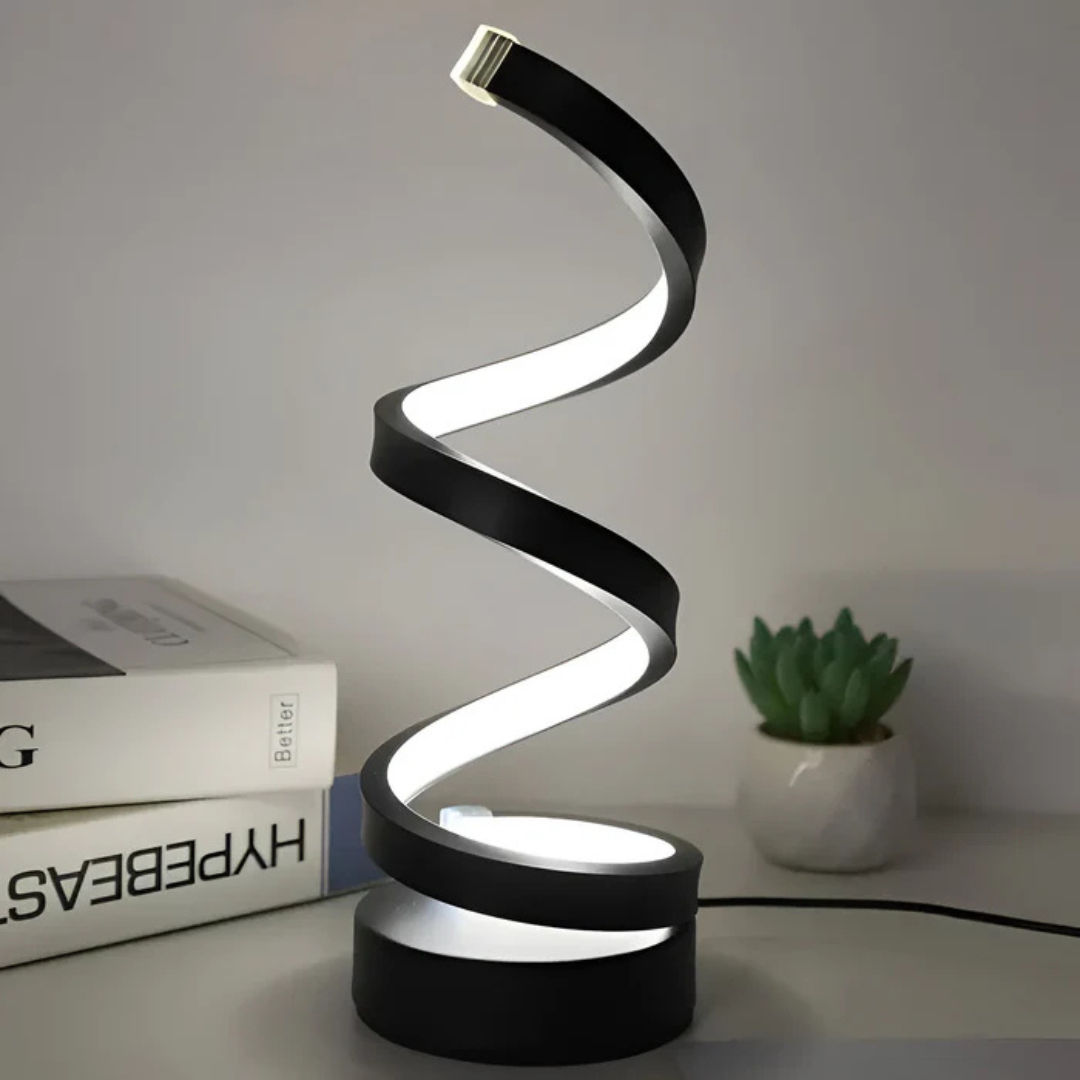 Maliben | Led Table Lamp With Spiral Design