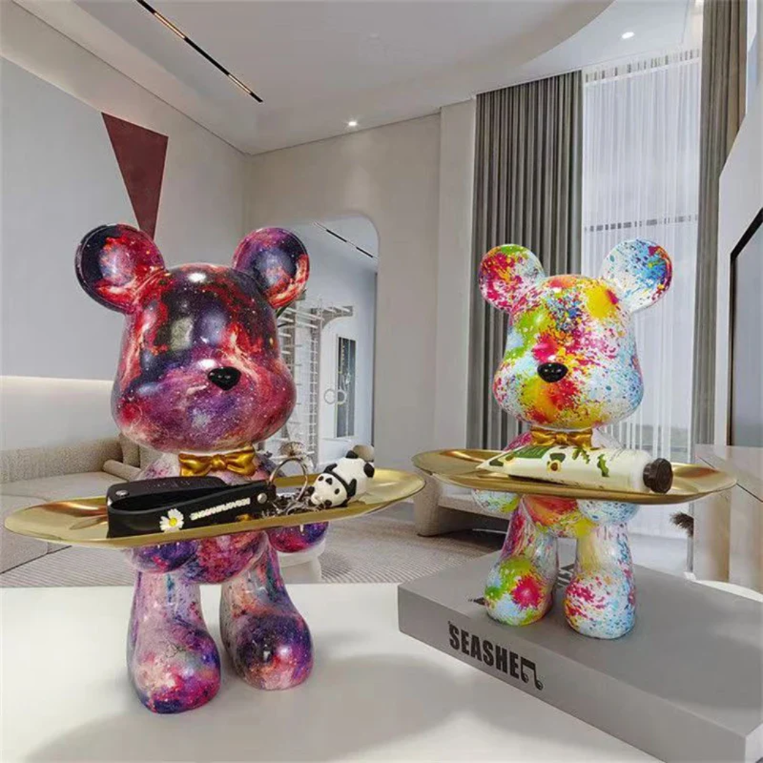 Maliben | Artistic Graffiti Bear Statue