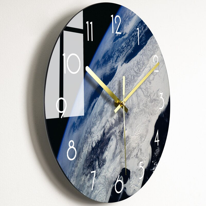 Maliben | Elegant Glassart Wall Clock – Artistic Time Measurement & Design