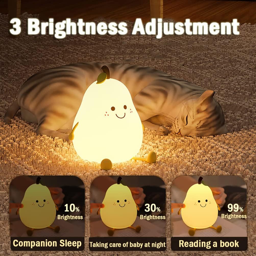 Maliben | Chic Pearglow Night Light With Usb Charger And Warm White Light