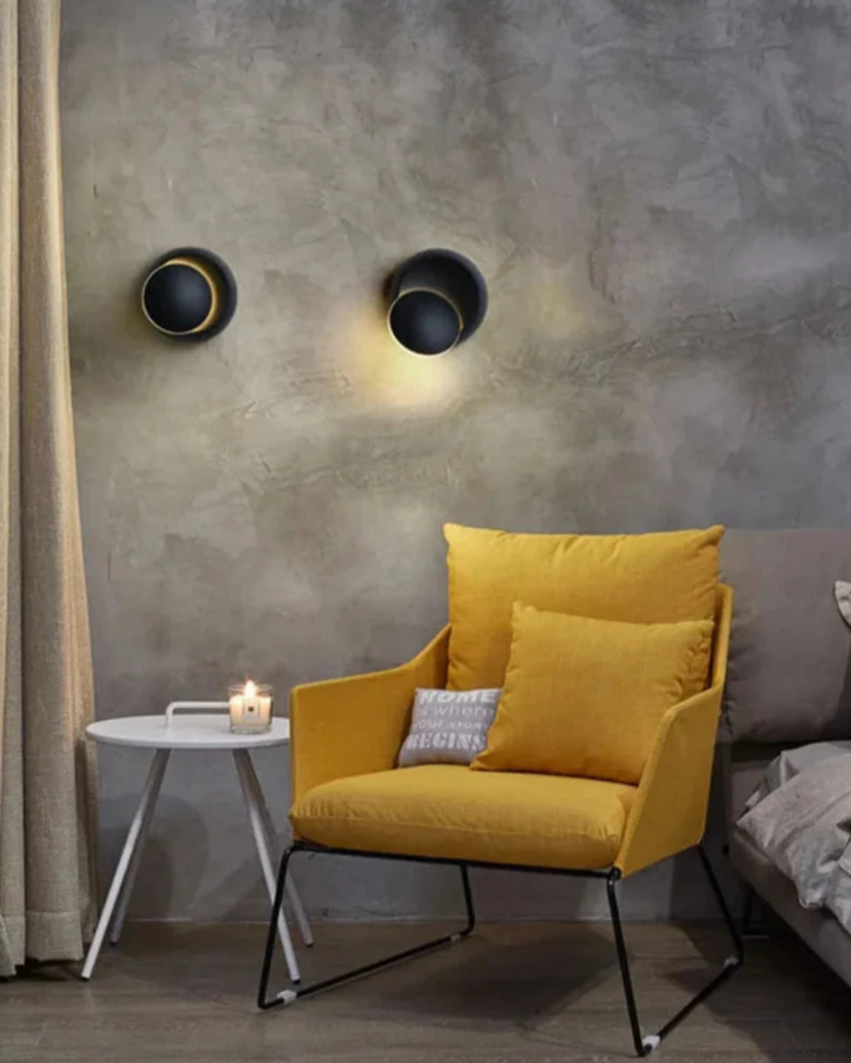 Maliben | Modern Wall Lamp With Halo Light Circle Ambient Lighting