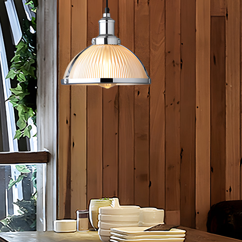 Maliben | Glimmerlux Chandelier - Retro Striped Luxury Chandelier