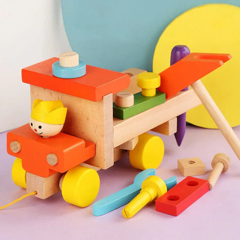 Maliben | Woods - Screw Car Toy – Develop Curiosity And Cognitive Skills