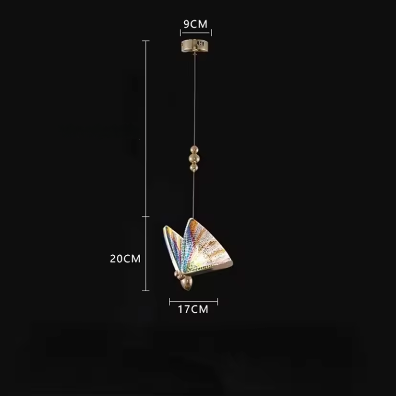 Maliben | Modern Creative Led Pendant Lamp With Decorative Butterfly Design