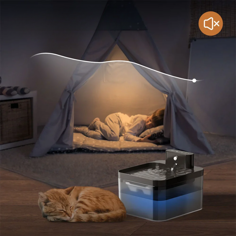 Maliben | Automatic – Wireless Drinking Fountain for Cats with Sensor