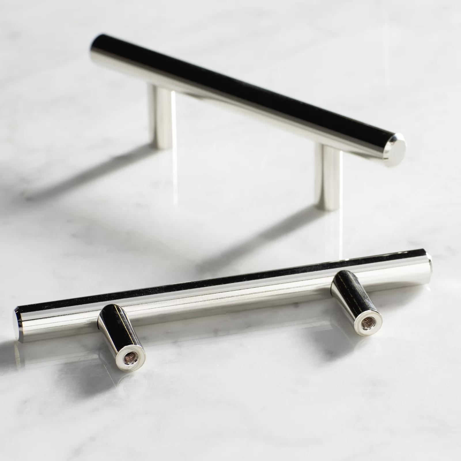 Maliben | Brushed Nickel Modern Stainless Steel Drawer Hardware T-Bar Handles