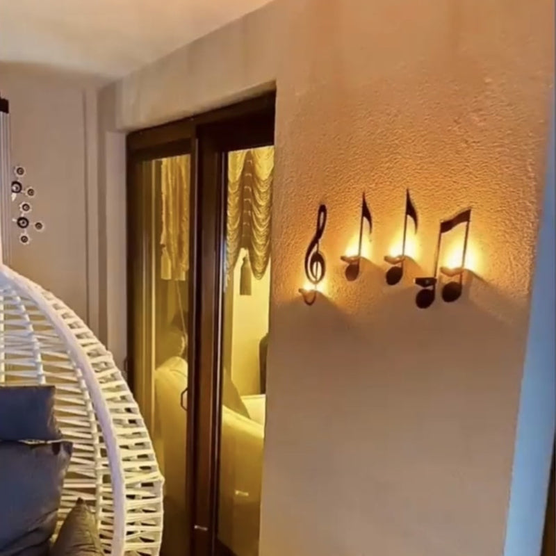 Maliben | Candle Holder With Music Notes