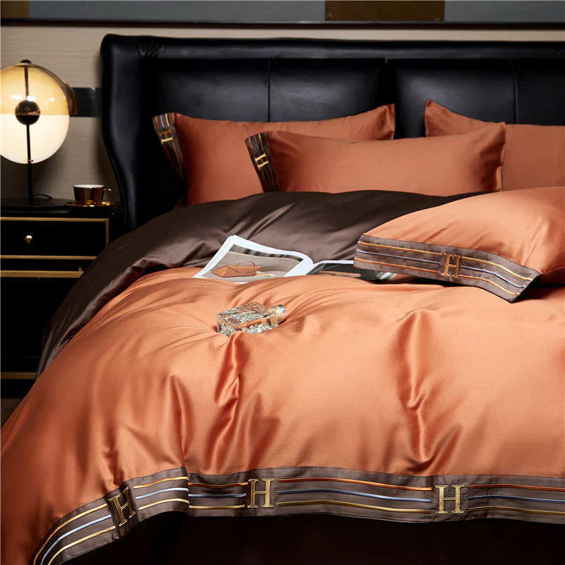 Maliben | Luxury Satin Bedding 4-Piece Set - Opulencesleep