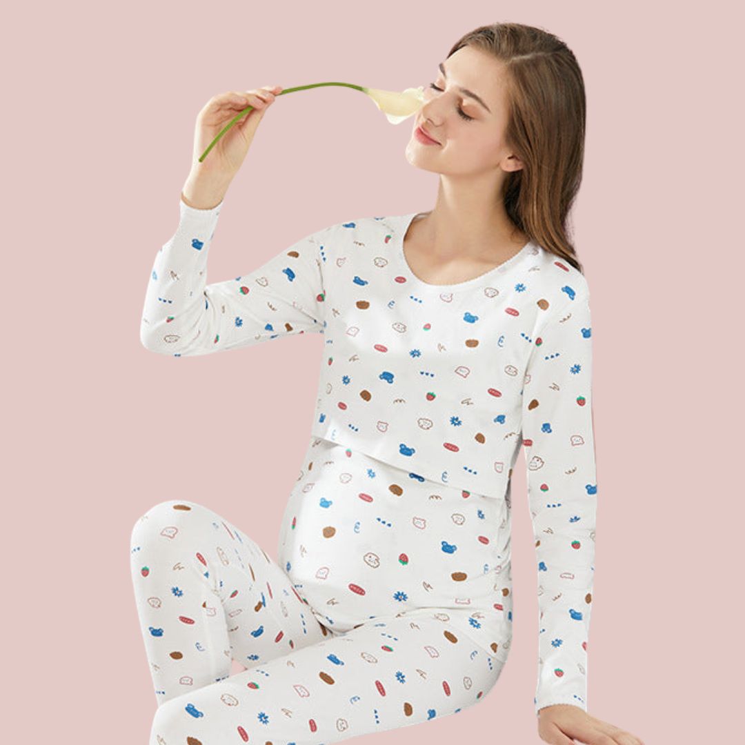 Maliben | Mama's ComFort | Feel Beautiful And Caring - Soft Maternity Dress for Home