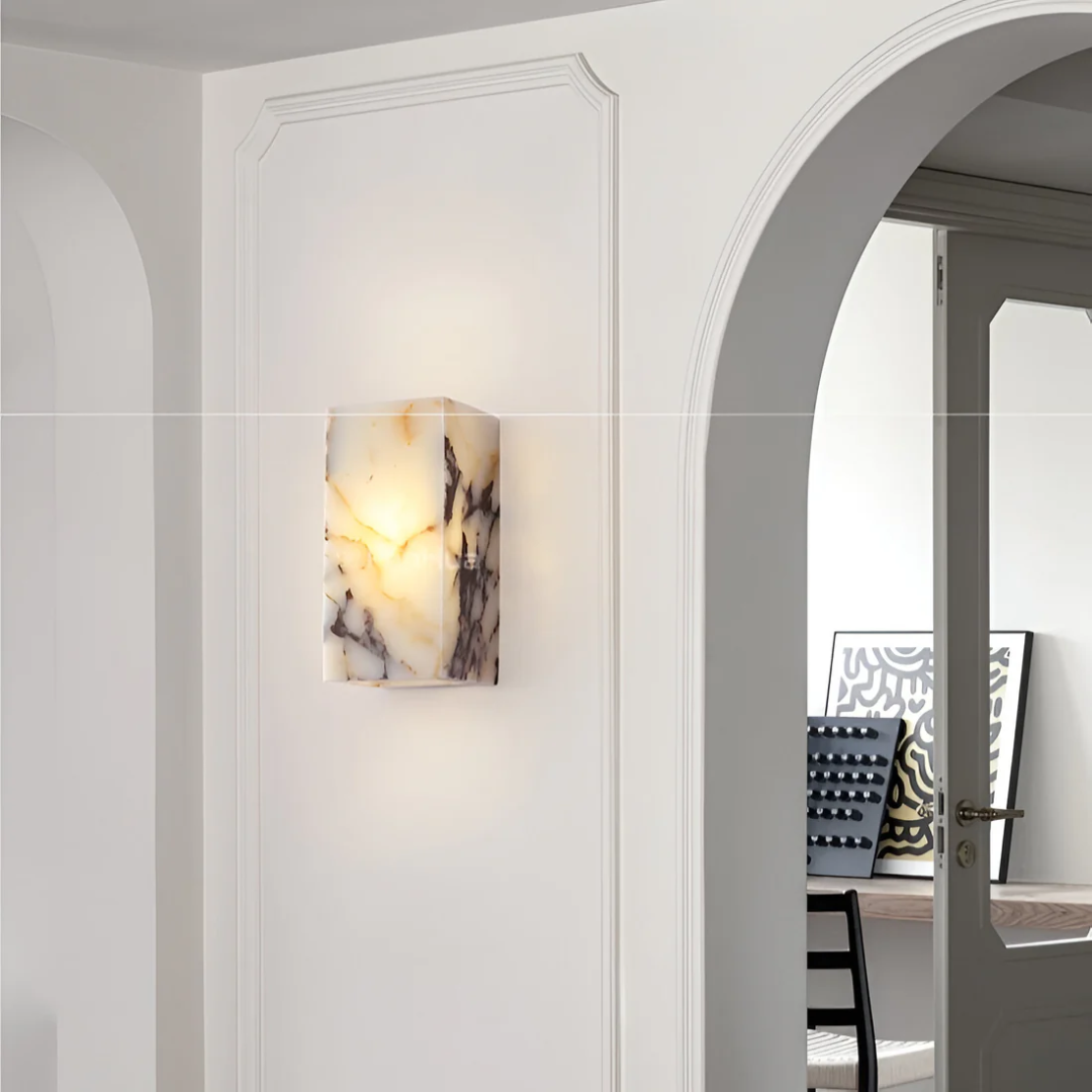 Maliben | Luxury Marble Natural Stone Wall Lamp