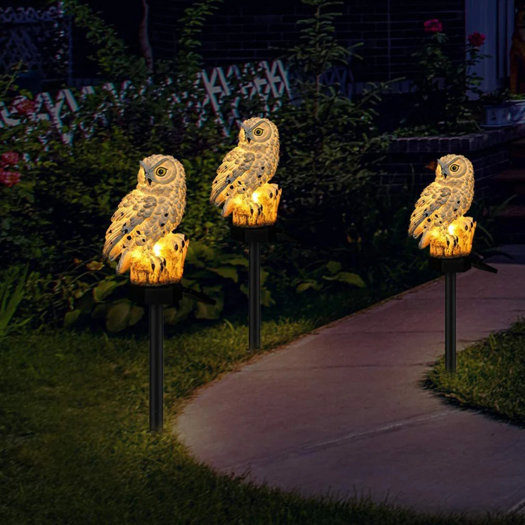 Maliben | Solar Garden Lamps – Owl Design Outdoor Lighting With Solar Energy