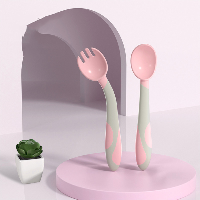 Maliben | Children's Spoon And Fork Set – Non-Slip Baby Cutlery With Ergonomic Grip