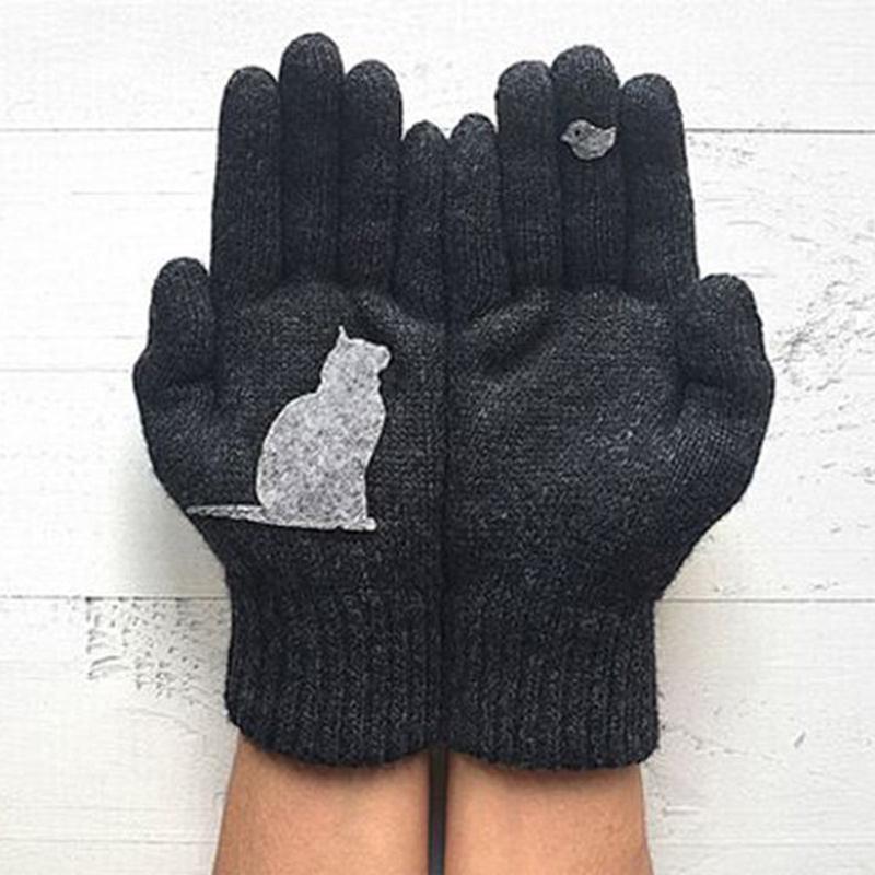Maliben | Cotton Gloves In Cat Style