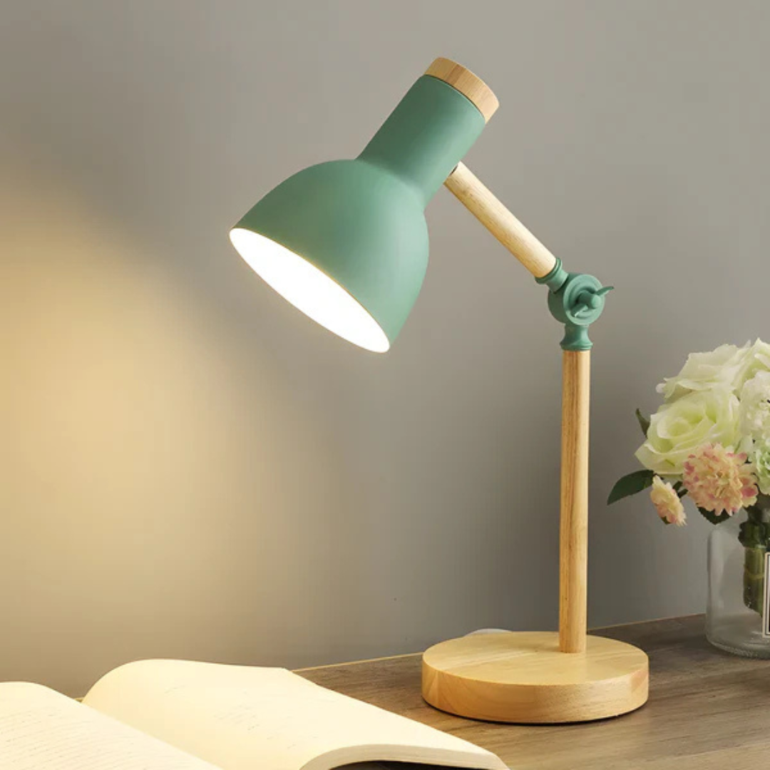 Maliben | Adjustable Macaron Led Table Lamp Made Of Wood