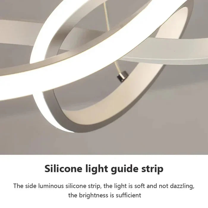 Maliben | Modern Led Ceiling Lamp - Waveglow