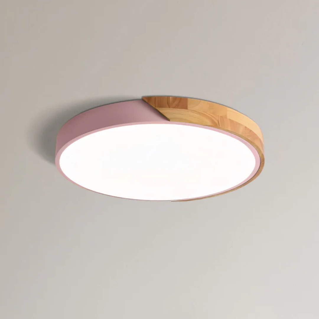 Maliben | Scandinavian Wooden Led Ceiling Lamp