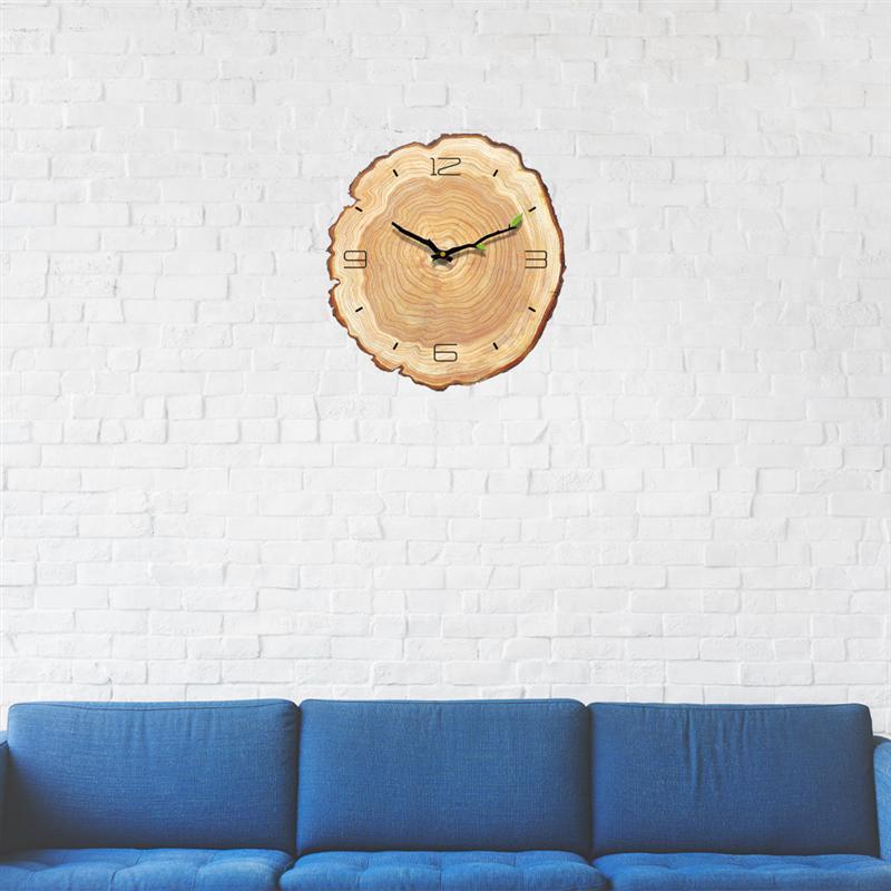 Maliben | Wooden Annual Rings Wall Clock