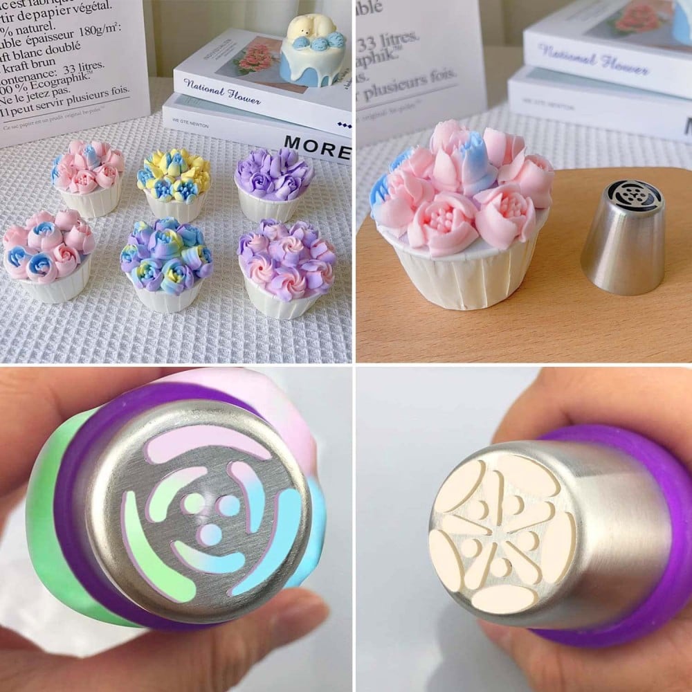Maliben TitanSplendor Cake Decorating Set — Stainless Steel