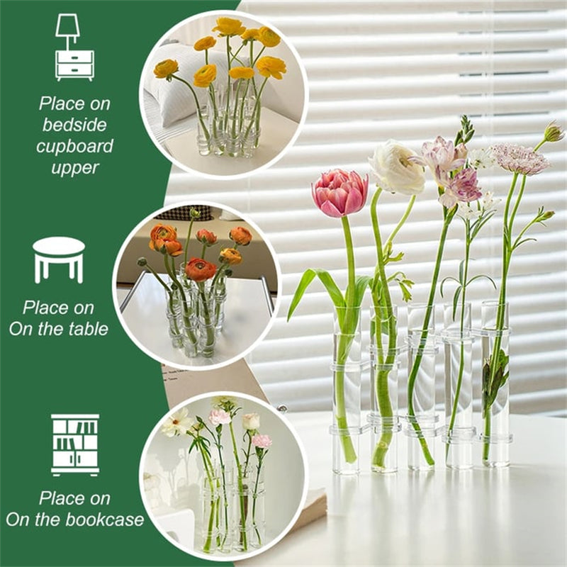 Maliben | Hinged Flower Vase(6 Pcs/8 Pcs)