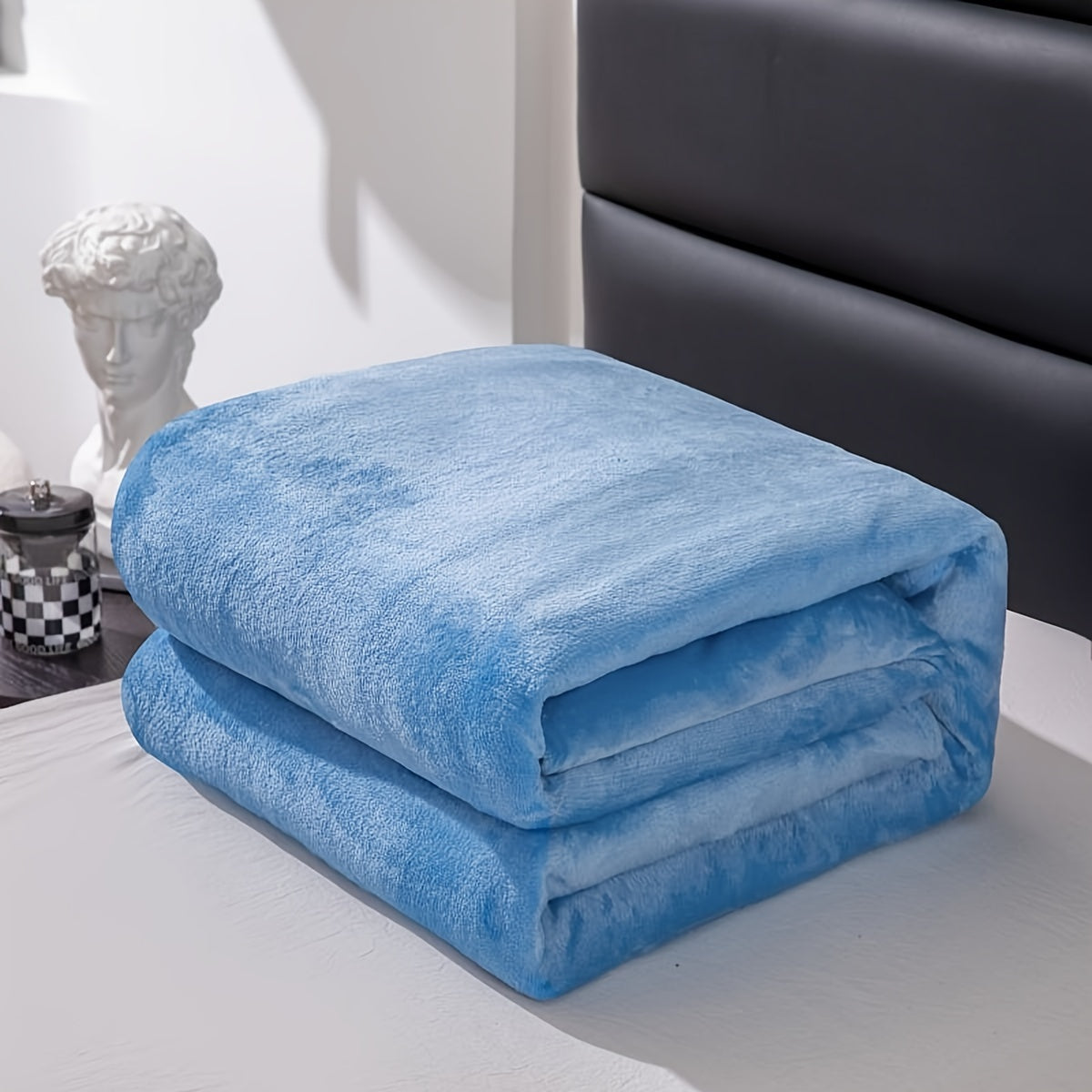 Maliben | Gray Flannel Blanket: Luxury ComFort for Every Season