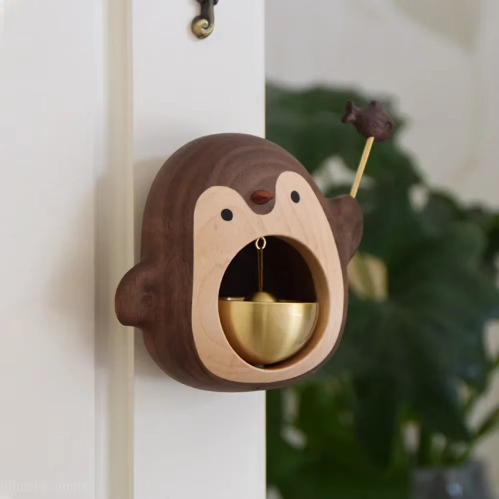 Maliben | Wooden Penguin Cute Doorbell