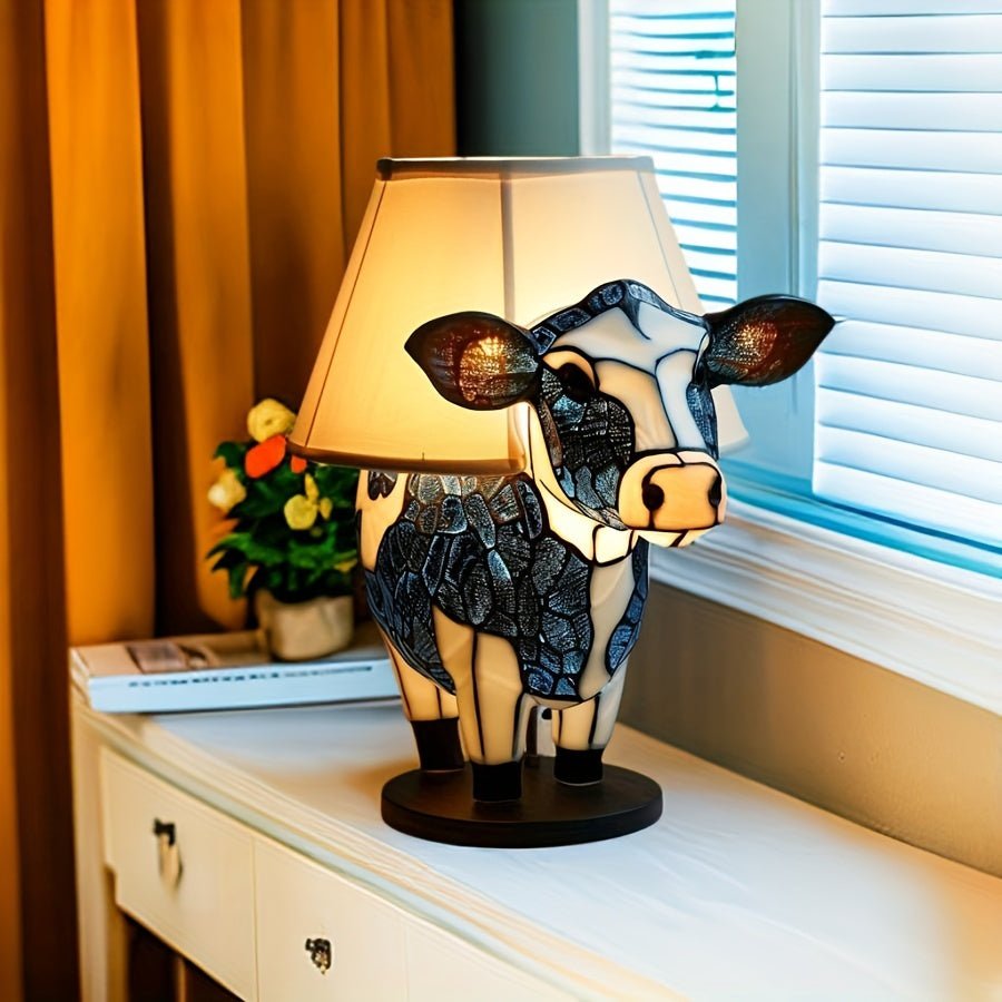 Maliben | Creative Cow Table Lamp - Light Up Your Nights - Unique Design - Soothing Atmosphere