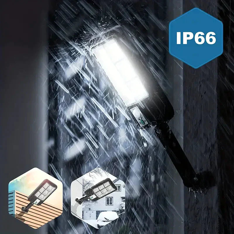 Maliben | 5000lm Solar Floodlight Twilight To Dawn, Solar Powered Outdoor Lights With Security Motion Sensor