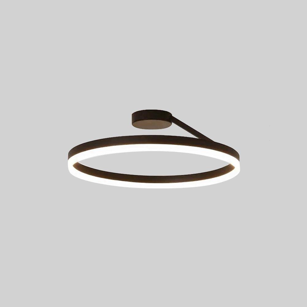 Maliben | Radiantglimmer Ceiling Light - Luxurious Golden Led Lighting With Metal Elements